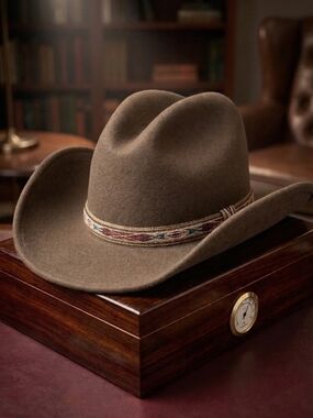 Packable Crushable Wool Cowboy Hat